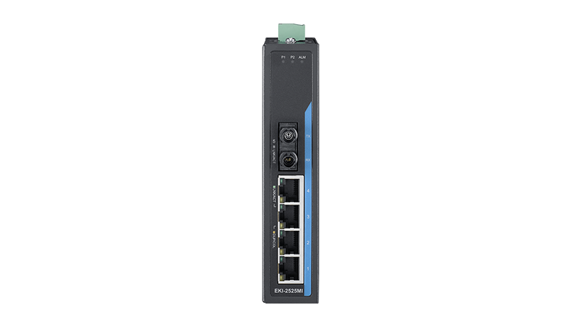 4 + 1FX ST Multi-Mode unmanaged Ethernet switch